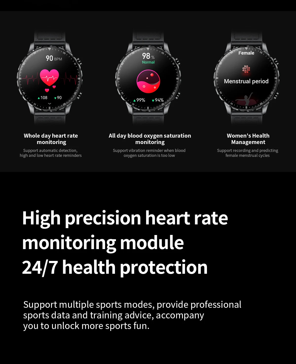 LIGE Smartwatch for Men – Bluetooth Call, Fitness &amp; Sports Tracker, IP68 Waterproof