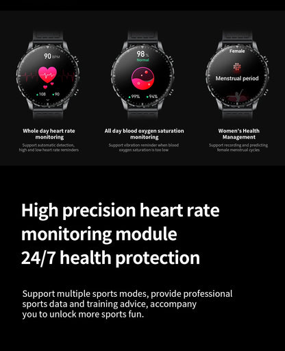 LIGE Smartwatch for Men – Bluetooth Call, Fitness &amp; Sports Tracker, IP68 Waterproof