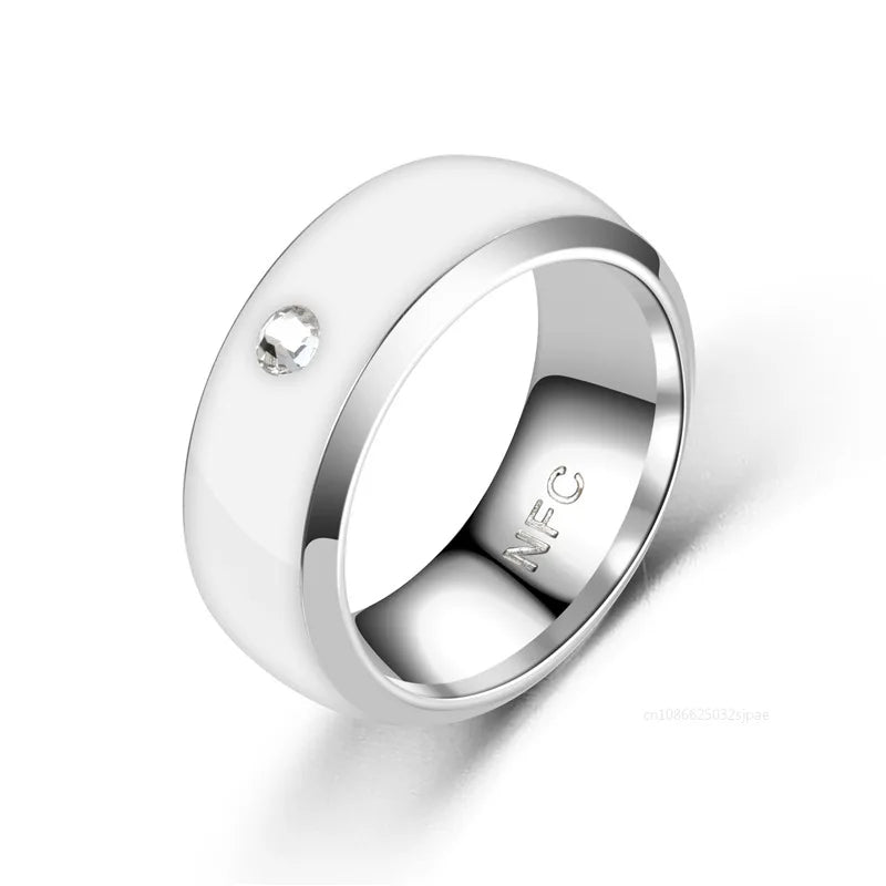 NFC Smart Ring made of stainless steel – Intelligent finger ring for Android & iPhone | Taggytech