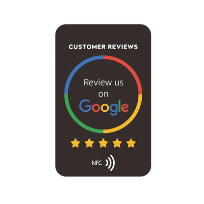 Sammle Bewertungen auf Google einfach über NFC Karte
