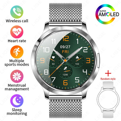 LIGE BWV93 Women's Smartwatch 2025 – Ultra-thin, 1.32" AMOLED HD, Fitness &amp; Health, Bluetooth Call, Luxury Smartwatch