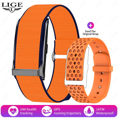 LIGE 2025 Smartwatch Männer & Frauen – Bildschirmloses Fitness-Armband, 1ATM Wasserdicht, Herzfrequenz & Gesundheits-Tracker | Taggytech