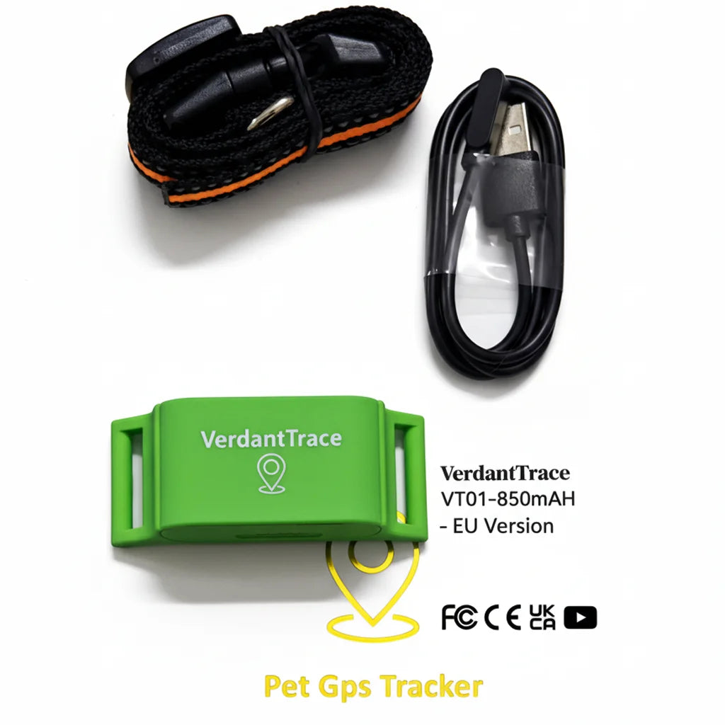 GPS Tracker für Hunde & Katzen – 4G Haustier Tracker Halsband, IP67 wasserdicht, Echtzeit Ortung | TaggyTech