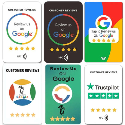 Erhalten Sie schnell Google-Bewertungen mit NFC-Karten für Kundenfeedback
