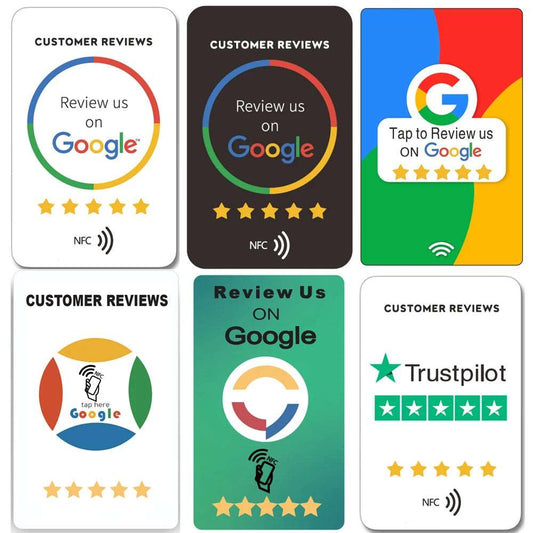 Erhalten Sie schnell Google-Bewertungen mit NFC-Karten für Kundenfeedback
