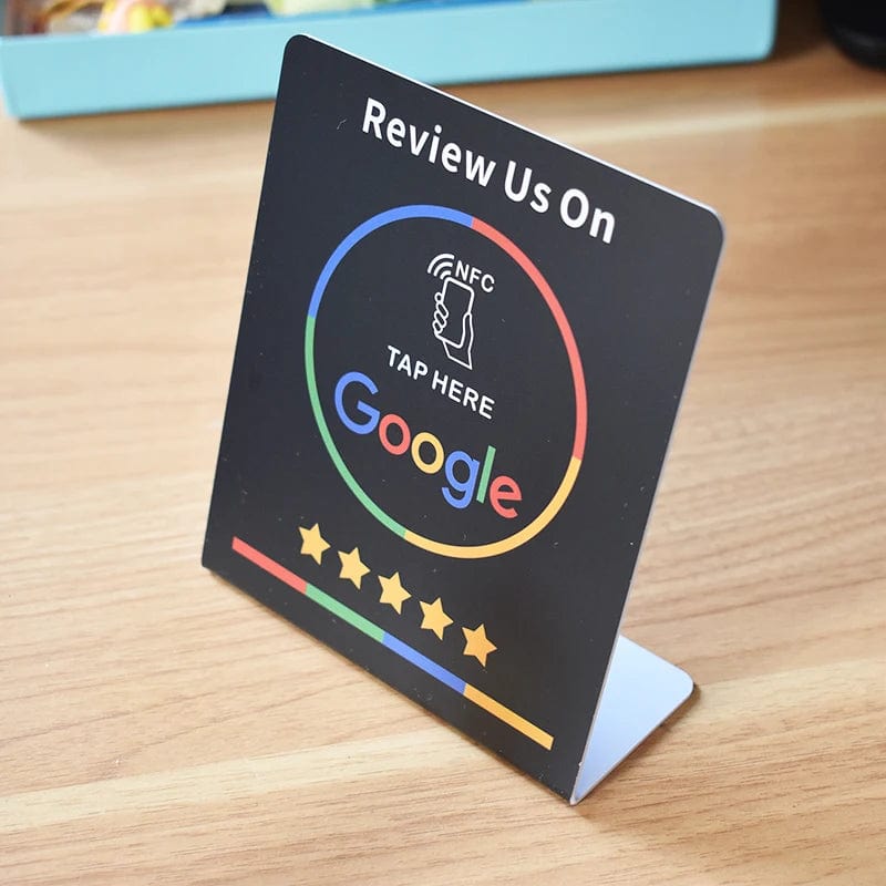 Praktischer Touchless NFC-Ständer für schnelles Kundenfeedback

