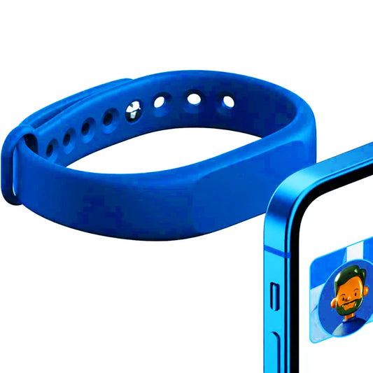 Adjustable NFC Silicone Wristband NTAG215 – Waterproof RFID Bracelet 13.56 MHz