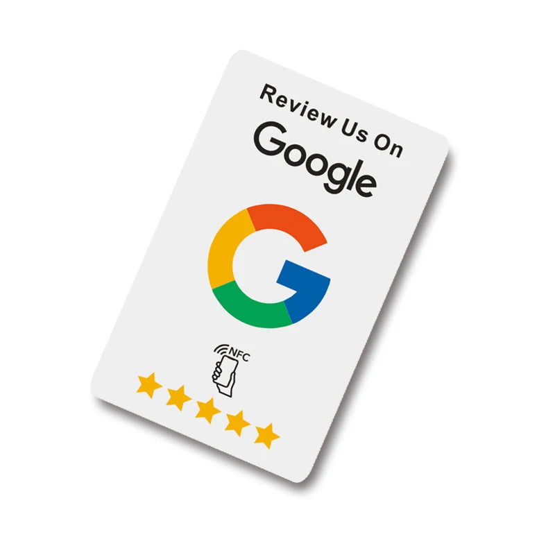 Google Reviews NFC Cards with Self-adhesive Tape Boost Your Reviews