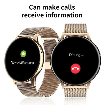 ساعة ذكية نسائية NFC 2024 - مكالمات بلوتوث، موسيقى، وتتبع اللياقة البدنية