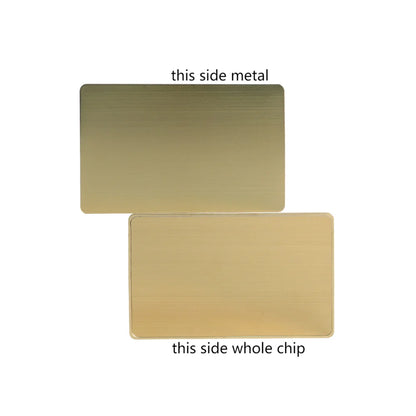 NFC216 Metallkarte – Smart Business Card aus Metall & PVC | Social Media Link Sharing, wiederbeschreibbar, 924 Bytes Speicher
