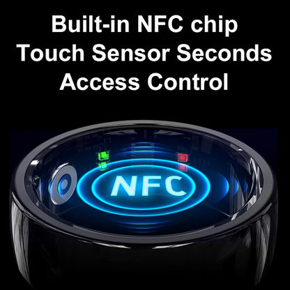 R05 NFC Smart Ring – 5ATM Waterproof, Health &amp; Sleep Monitor, Gesture Control &amp; Charging Case | For Android &amp; iOS