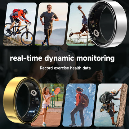 Smart Ring 2025 – Fitness and health tracker, IP68 waterproof