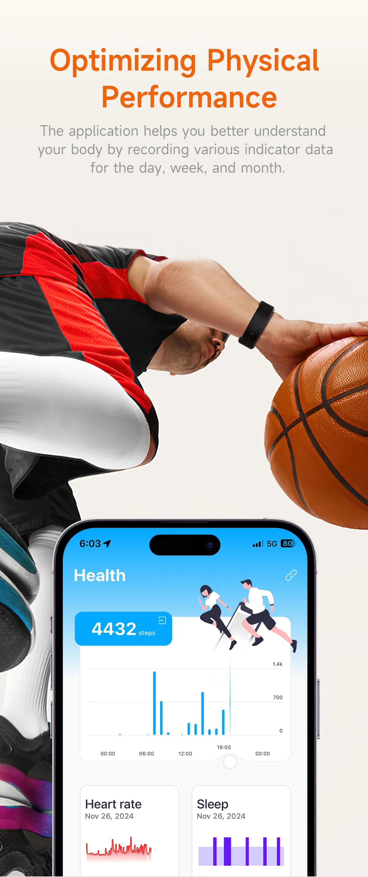 LIGE 2025 Smartwatch Männer & Frauen – Bildschirmloses Fitness-Armband, 1ATM Wasserdicht, Herzfrequenz & Gesundheits-Tracker | Taggytech