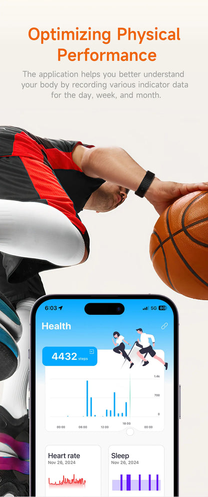 LIGE 2025 Smartwatch Männer & Frauen – Bildschirmloses Fitness-Armband, 1ATM Wasserdicht, Herzfrequenz & Gesundheits-Tracker | Taggytech