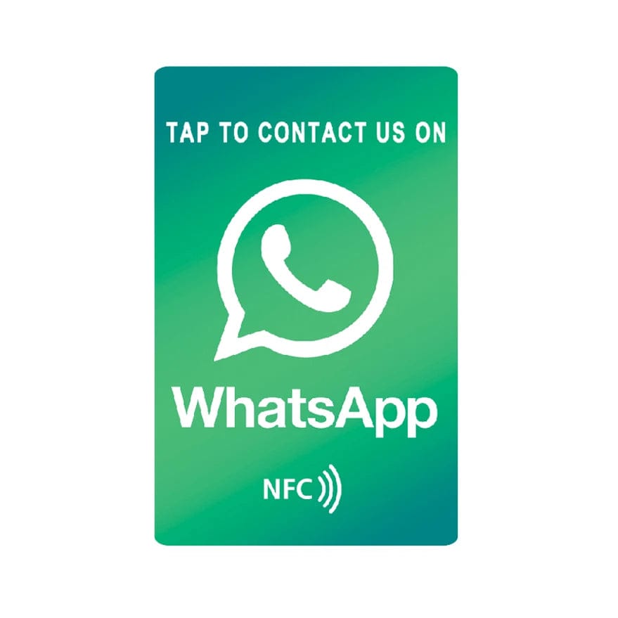WhatsApp-Kontakt via NFC Karte schnell verbinden
