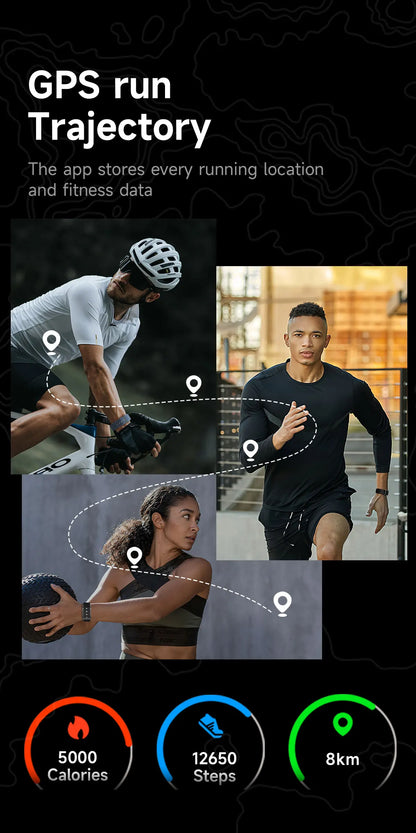 LIGE 2025 Smartwatch Männer & Frauen – Bildschirmloses Fitness-Armband, 1ATM Wasserdicht, Herzfrequenz & Gesundheits-Tracker | Taggytech
