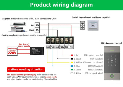 TTLock Fingerprint Access Control – Metal Housing, Rainproof, App & PIN, 13.56 MHz IC Card Reader