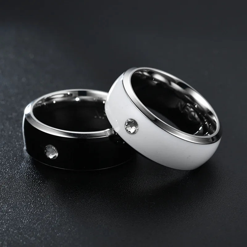 NFC Smart Ring made of stainless steel – Intelligent finger ring for Android & iPhone | Taggytech