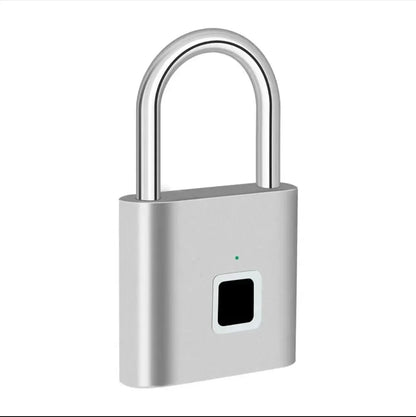 HEE RAK Smart Fingerabdruck-Vorhängeschloss – USB-Ladung, IP67 wasserdicht, tragbar, 0,2 s Schnellöffnung, Diebstahlschutz
