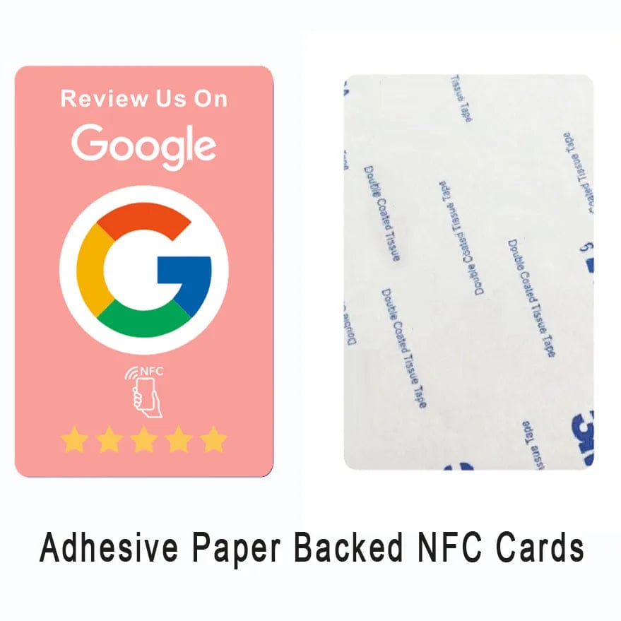 NFC-fähige Google-Bewertungskarten für die Kundeninteraktion auf Events
