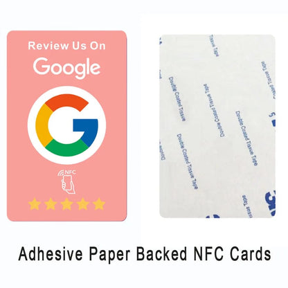 NFC-fähige Google-Bewertungskarten für die Kundeninteraktion auf Events
