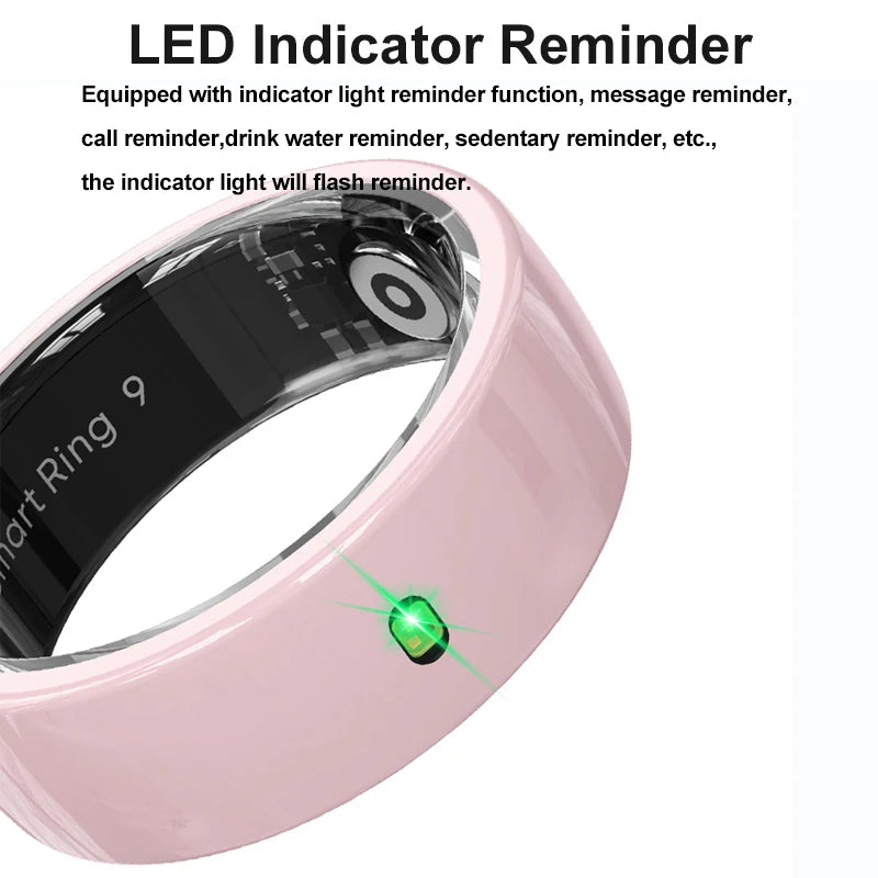 R05 NFC Smart Ring with Charging Case – Health &amp; Fitness Ring, 5ATM Waterproof