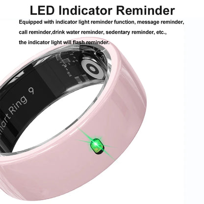 R05 NFC Smart Ring with Charging Case – Health &amp; Fitness Ring, 5ATM Waterproof