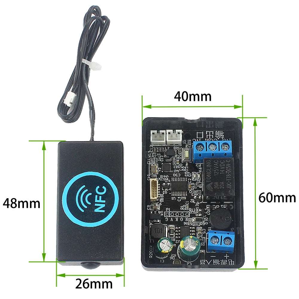 Sicherer Zugang dank NFC-Fingerabdruck-Steuermodul für Unternehmen und Büros
