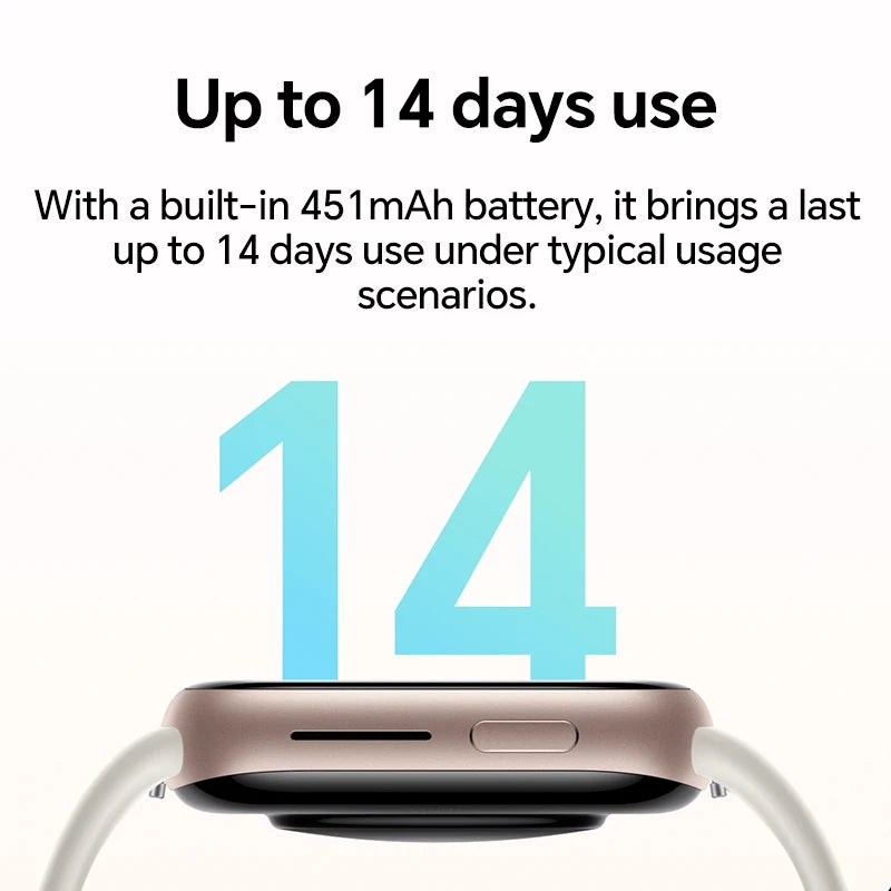 HONOR Watch 4 Smartwatch – 1,75" AMOLED, GPS, Herzfrequenz & SpO₂, Bluetooth 5.2, 5ATM wasserdicht, bis zu 14 Tage Akku