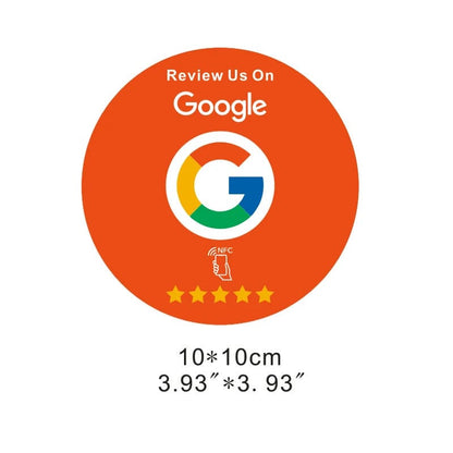 Nutzen Sie NFC Google-Bewertungskarten für die sofortige Präsentation von Kundenfeedback
