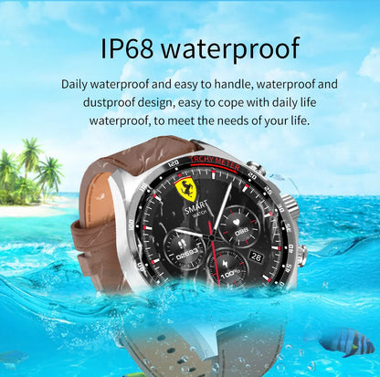 LIGE Outdoor Smartwatch 2025 – Wasserdicht, GPS, Höhenmesser, Kompass, NFC & 410 mAh Akku für Männer