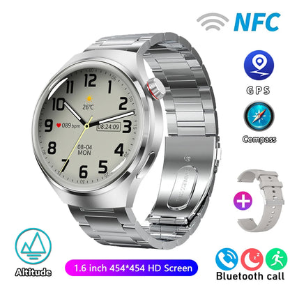 ChiBear Watch Pro 2024 – GPS &amp; NFC Smartwatch with AMOLED Display, Bluetooth Calling, Heart Rate &amp; IP68 | For Android &amp; iOS