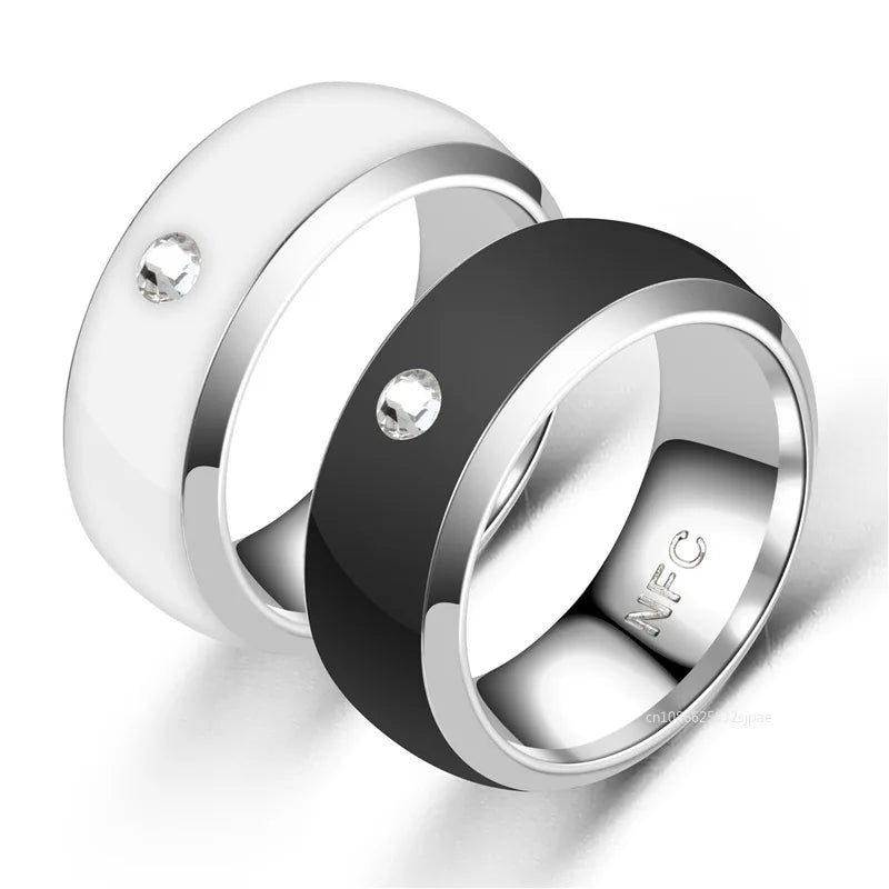 NFC Smart Ring made of stainless steel – Intelligent finger ring for Android & iPhone | Taggytech