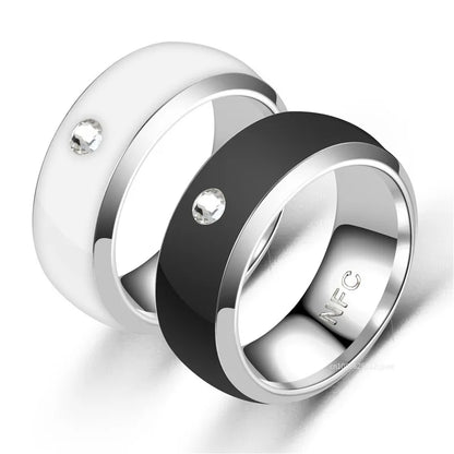 NFC Smart Ring made of stainless steel – Intelligent finger ring for Android & iPhone | Taggytech
