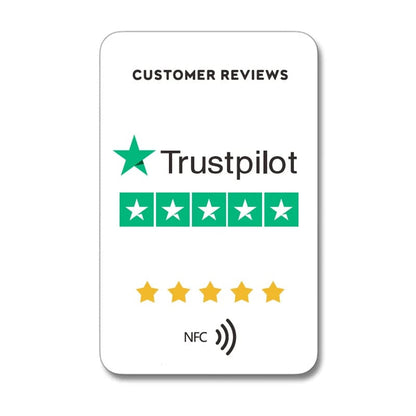NFC-Karten für Trustpilot: Sammeln Sie Feedback und Bewertungen schnell.

