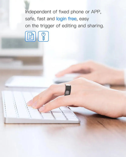 JAKCOM R4 NFC Smart Ring – RFID Card Simulation, IP68 Waterproof, Ceramic, No Charging Required | For Android &amp; iOS