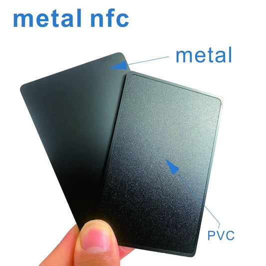 Metal NFC-Edelstahlkarte für sichere digitale Anwendungen