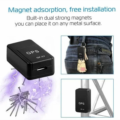Mini GPS Tracker GF07/GF10 – Magnetic, remote controlled, anti-theft protection for car &amp; vehicle