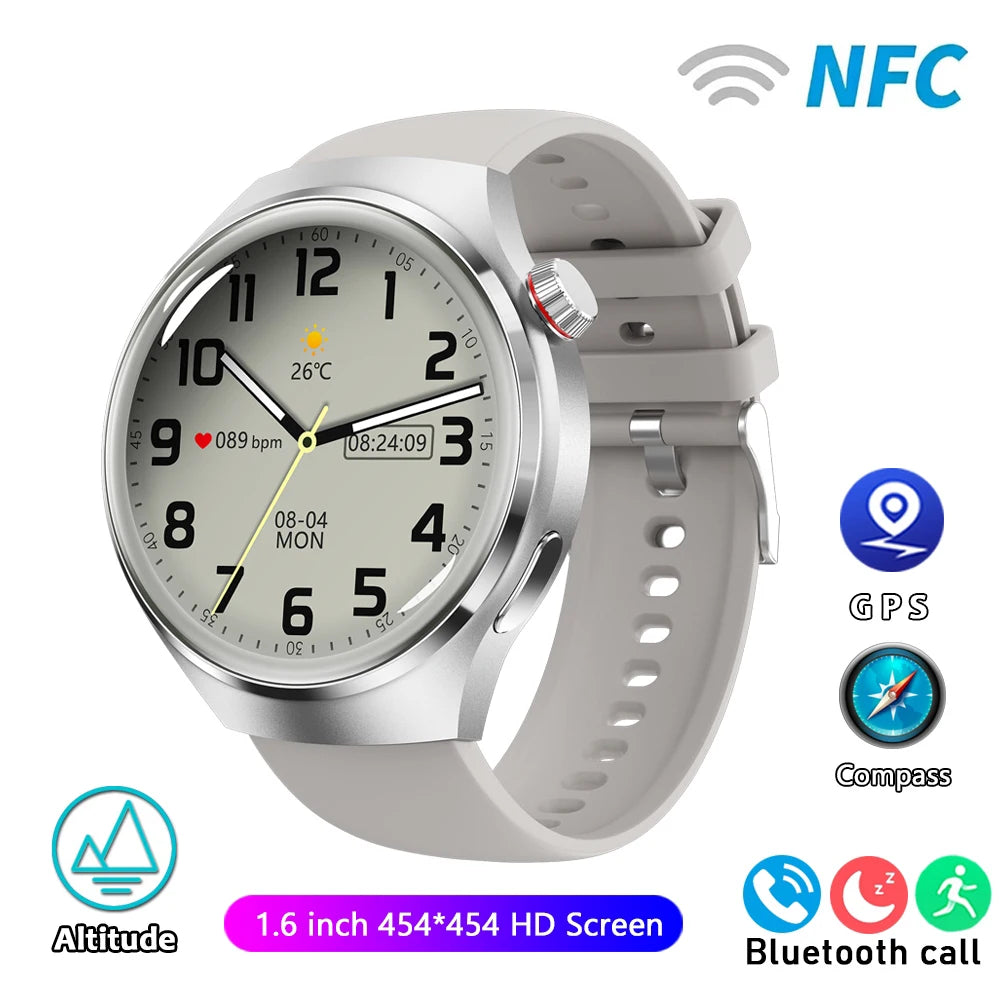 ChiBear Watch Pro 2024 – GPS &amp; NFC Smartwatch with AMOLED Display, Bluetooth Calling, Heart Rate &amp; IP68 | For Android &amp; iOS