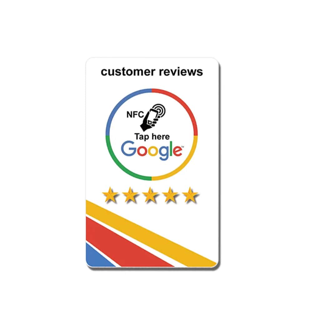 Sammeln Sie Google-Bewertungen effizient mit NFC-Bewertungskarten

