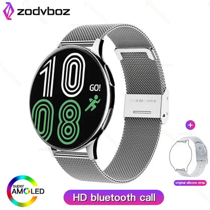 ساعة ذكية نسائية NFC 2024 - مكالمات بلوتوث، موسيقى، وتتبع اللياقة البدنية