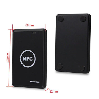 NFC &amp; RFID Dualband Reader/Writer – USB Card Copier for 13.56 MHz &amp; 125 kHz, UID/CUID/FUID Cloner, T5577 Writer, Software included
