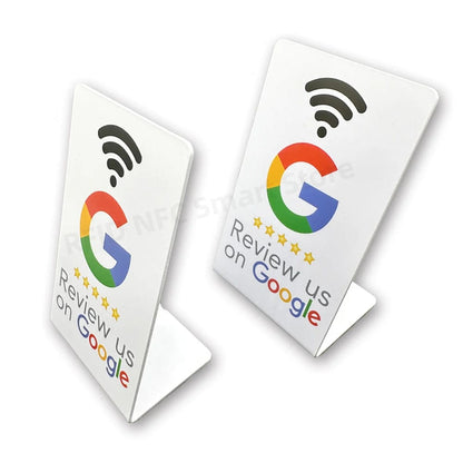 Kontaktlose Google-Bewertungen via NFC-Stand
