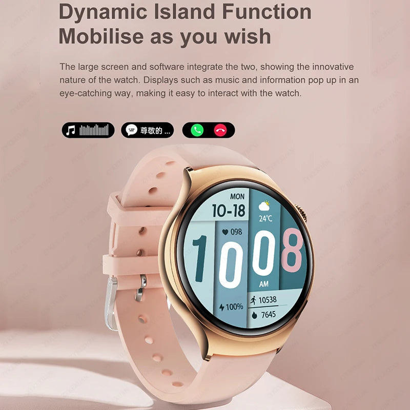 NFC Smartwatch 2025 – 1.27" AMOLED, GPS &amp; Bluetooth Call