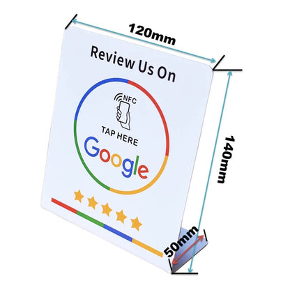 Einfaches Sammeln von Google-Bewertungen mit NFC.