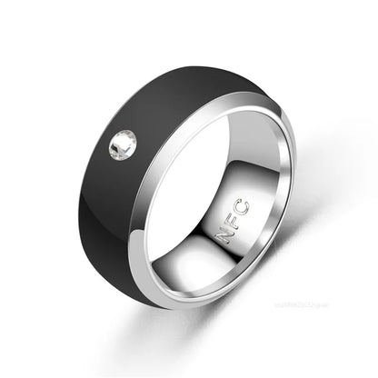 NFC Smart Ring made of stainless steel – Intelligent finger ring for Android & iPhone | Taggytech