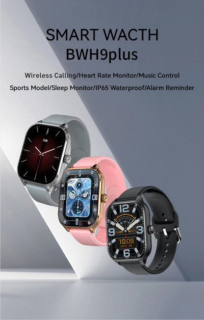 LIGE 2025 Luxus-Smartwatch für Damen – Bluetooth-Anruf, Fitness & Herzfrequenzmesser, 2,01" Ultra-HD Display, 20 Sportmodi | Taggytech