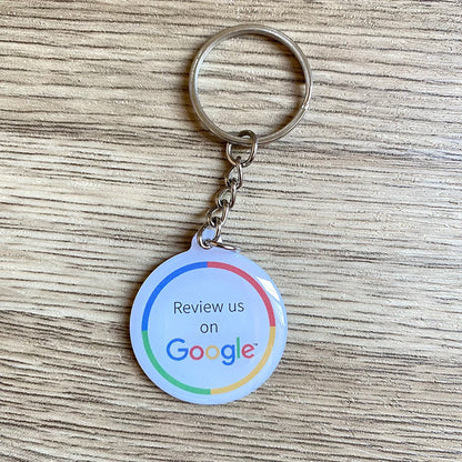Social Media NFC Tag – Epoxy Keychain with Link Sharing | 13.56 MHz NFC213 | For more followers &amp; reviews
