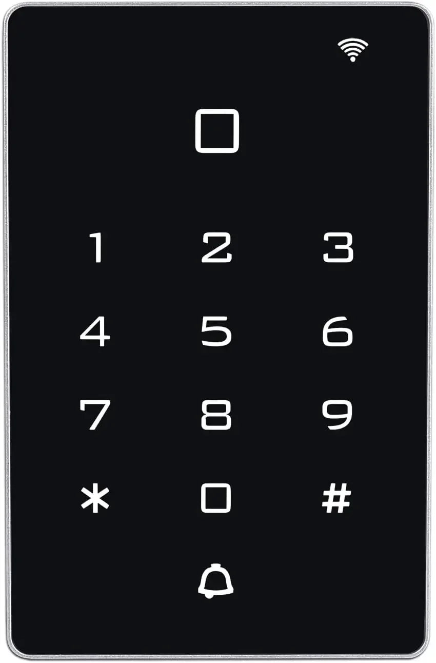Tuya WiFi Access Control – IP68 Waterproof RFID Keypad, 2000 Users, Touch Panel, App Control | Taggytech