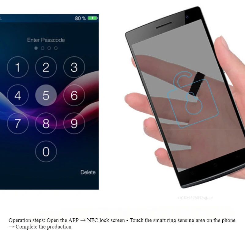 NFC Smart Ring made of stainless steel – Intelligent finger ring for Android & iPhone | Taggytech